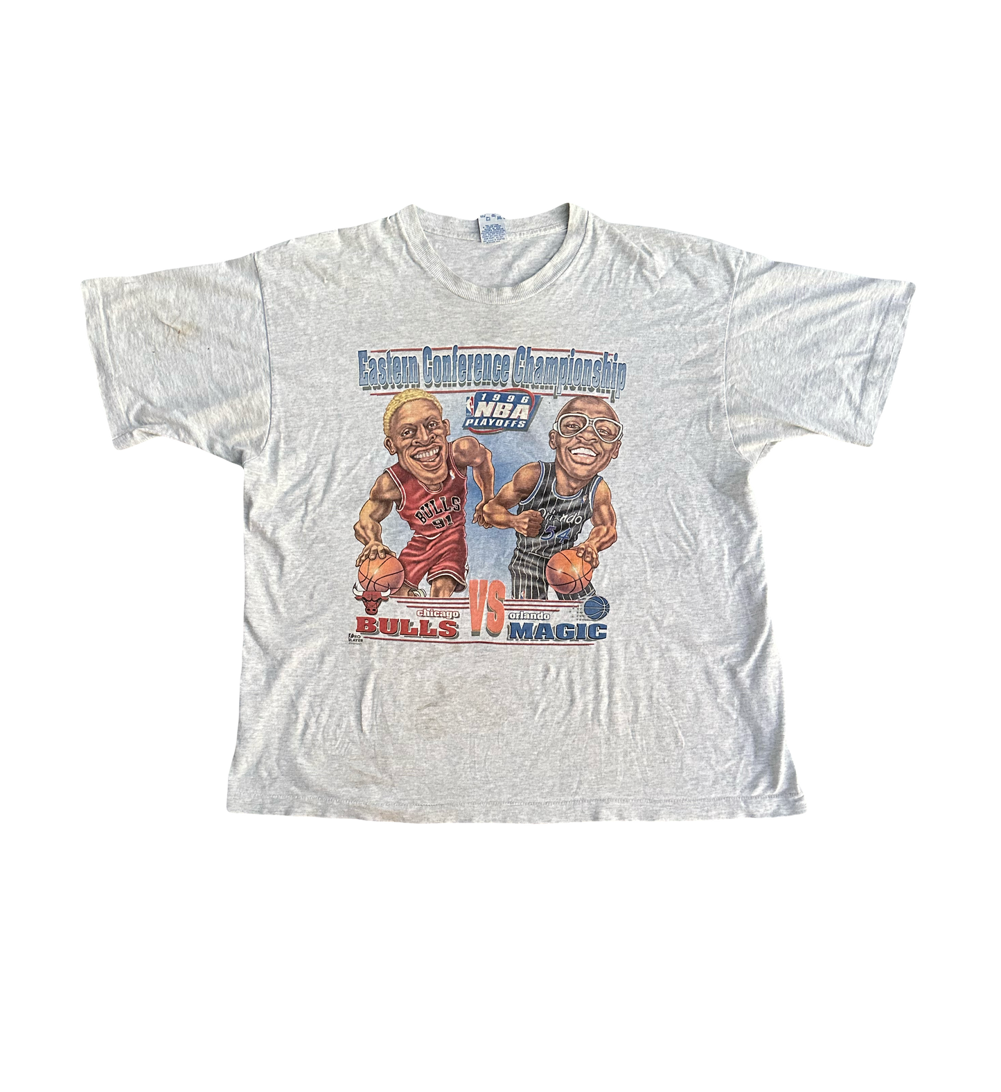 Rare bulls vs magic playoffs tee xl