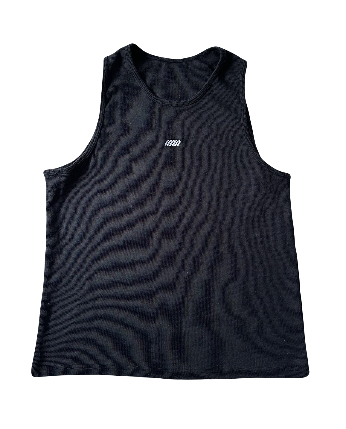 Relaxed fit waffle tank