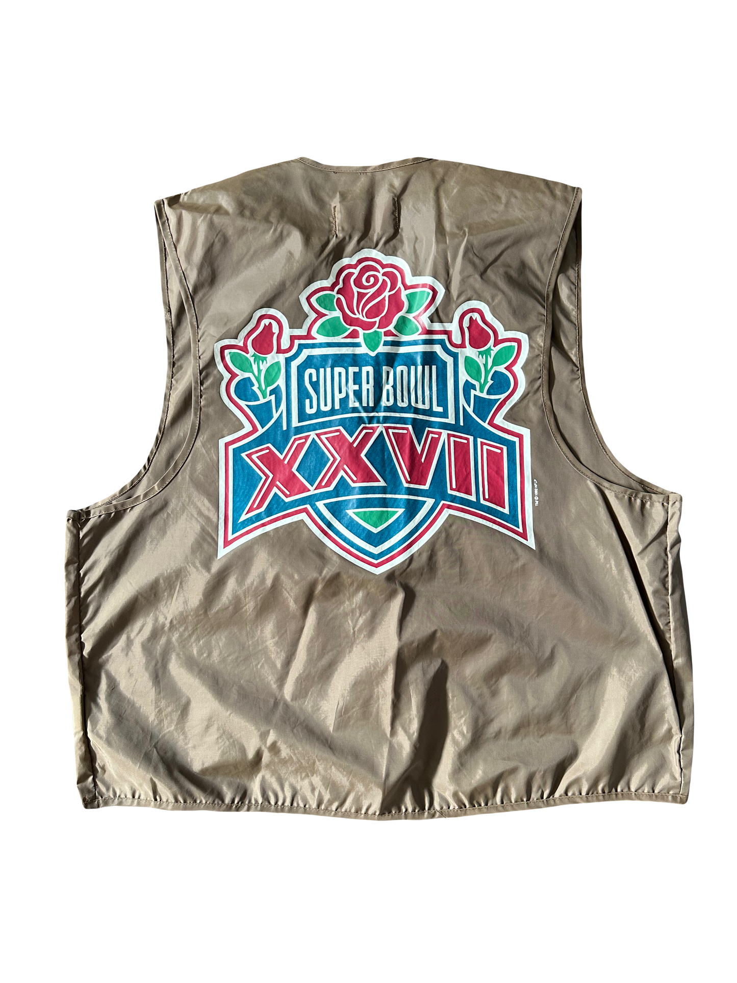 1992 officials Super Bowl vest xl