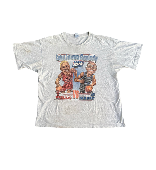 Rare bulls vs magic playoffs tee xl