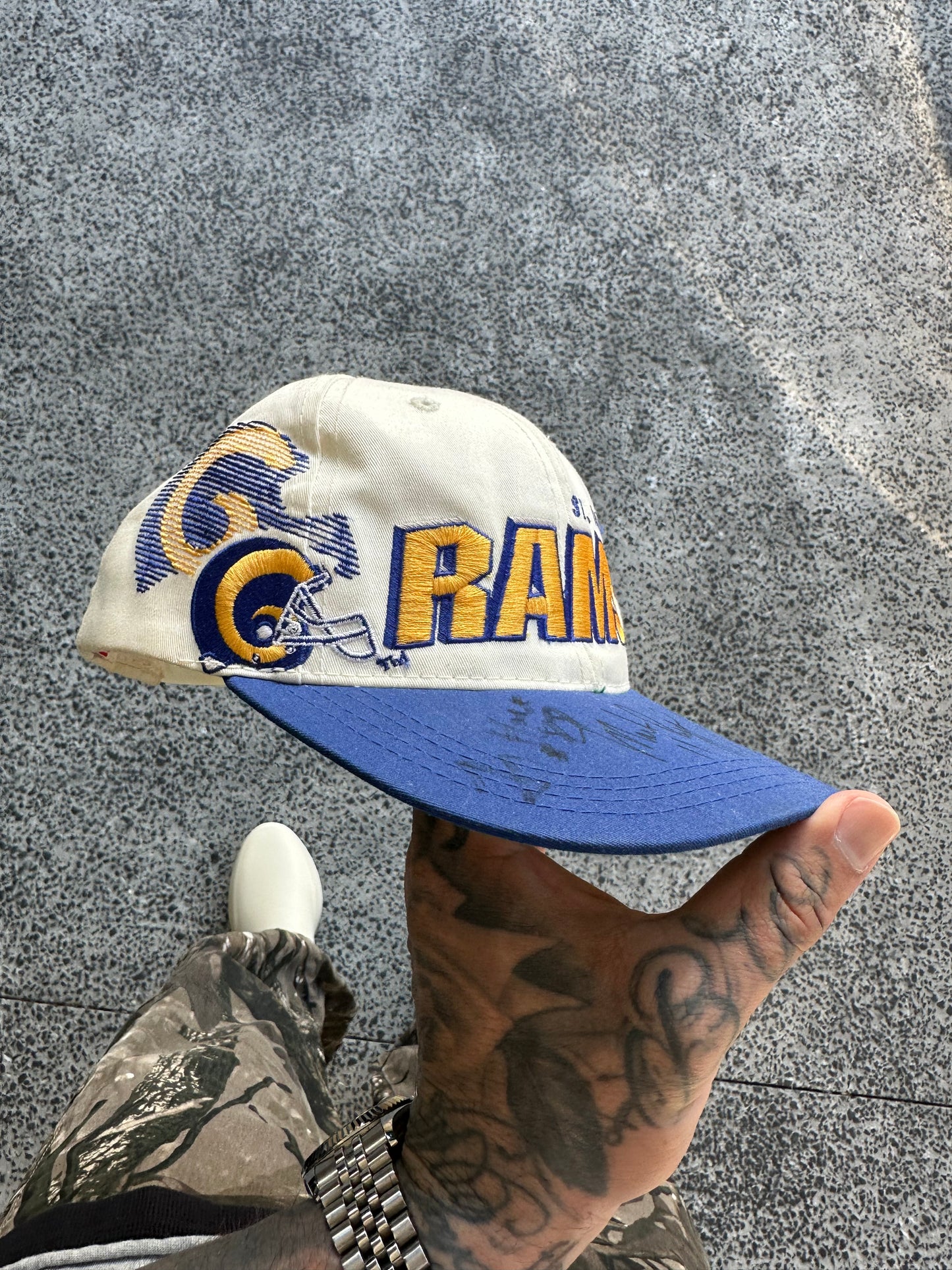 Youth rams shadow