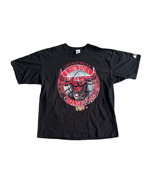 1998 bulls champions tee xl