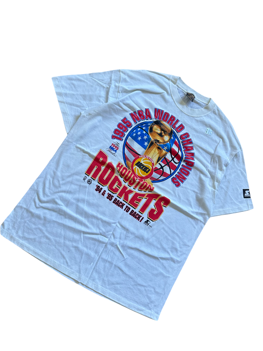 1995 rockets championship tee