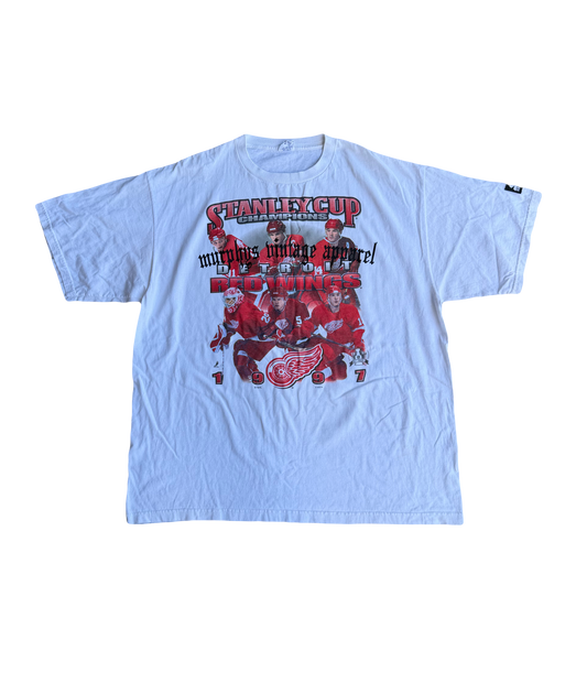 1997 redwings Stanley cup tee XL